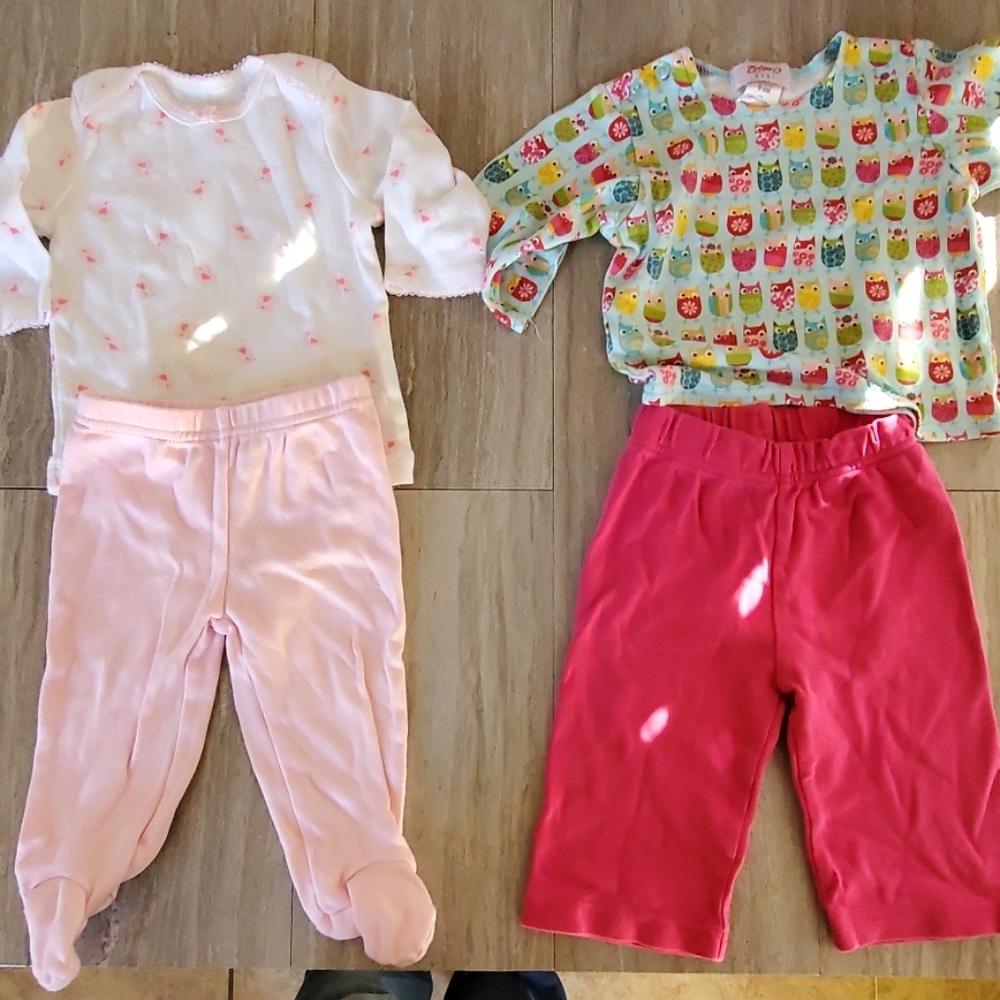 2 two piece outfits.